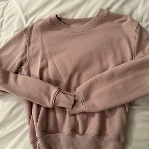 Mauve aritzia crewneck size 2xs